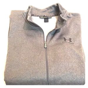 Under armor athletic zip up sweater